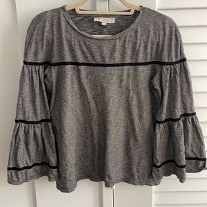 LOFT striped long sleeve t-shirt size M